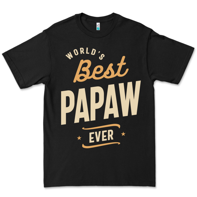 Mens Best Papaw Ever Funny Dad / Grandpa Premium Tee by DesigneFamous | Teevron