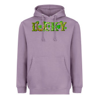 Lavender st. patrick's day lucky with clovers and horseshoe Heavyweight Hoodie - RanaPortraitStore