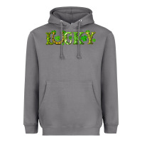Storm st. patrick's day lucky with clovers and horseshoe Heavyweight Hoodie - RanaPortraitStore