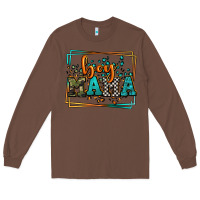 Chestnut leopard camo boy mama Mother's Day Long Sleeve Tee - LillyAllenDesigns