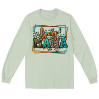 Matcha leopard camo boy mama Mother's Day Long Sleeve Tee - LillyAllenDesigns