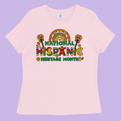 National Hispanic Heritage Month Ladies Tee Designed By Bundleandbundleshop