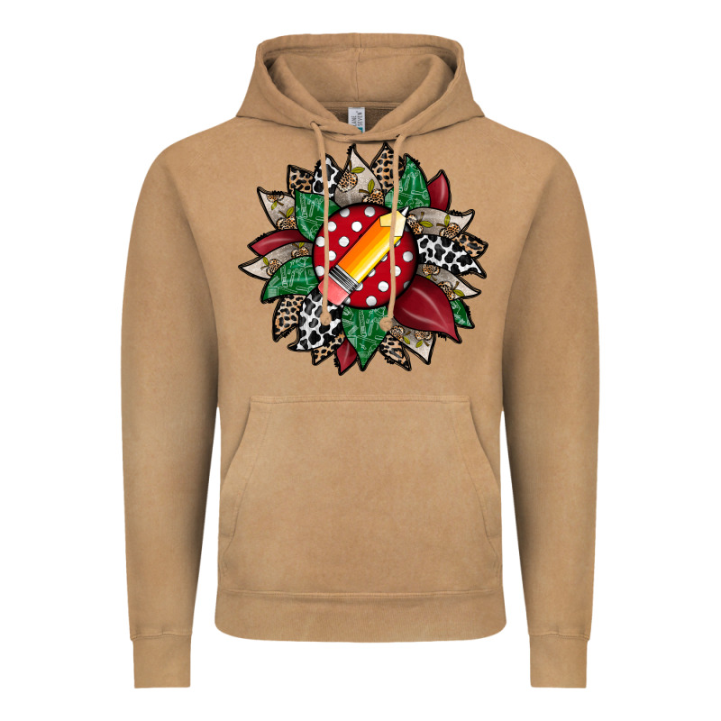Teacher Sunflower Vintage Hoodie by RacoonDesign | Teevron