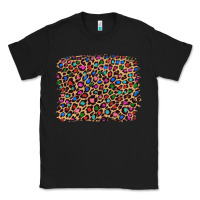 Black leopard with multiple color glitters Classic Tee - Artiststas