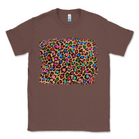Chestnut leopard with multiple color glitters Classic Tee - Artiststas