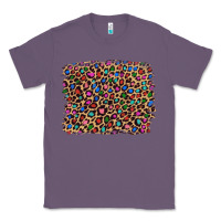Lavender leopard with multiple color glitters Classic Tee - Artiststas