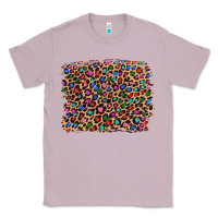 Lilac leopard with multiple color glitters Classic Tee - Artiststas