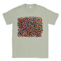 Matcha leopard with multiple color glitters Classic Tee - Artiststas