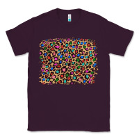 Plum leopard with multiple color glitters Classic Tee - Artiststas