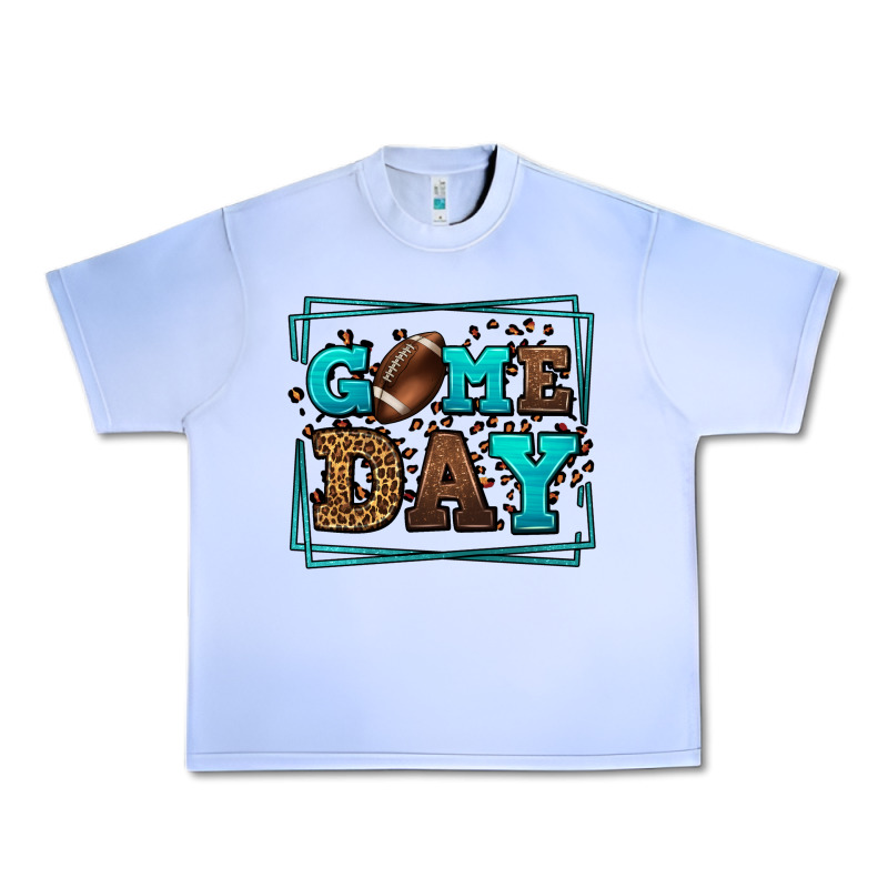Game Day American Football Leopard Frame Urban Heavy Tee by LillyAllenDesigns | Teevron