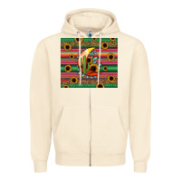 Sandshell western desert moon Zipper Hoodie - Jasminsmagicworld
