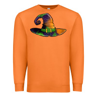 Carrot Purple leopard witch hat Premium Sweatshirt - Jasminsmagicworld