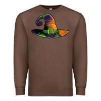Chestnut Purple leopard witch hat Premium Sweatshirt - Jasminsmagicworld