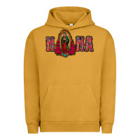 Pigment Peanut Butter Nana Lady Of Guadalupe Urban Hoodie - Jasminsmagicworld