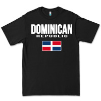 Black dominican republic Premium Tee - DesigneFamous