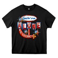 Black Leave me alone anti Valentine's Day Heavy Core Tee - FaDigitalArtStudio