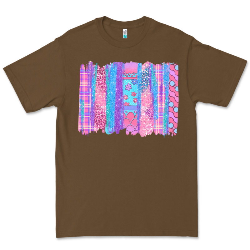 Pink Easter Brushstrokes Premium Tee by BundleAndBundleShop | Teevron