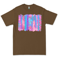 Cacao Pink Easter Brushstrokes Premium Tee - BundleAndBundleShop