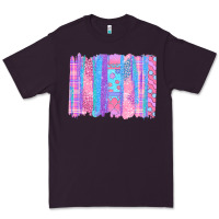 Plum Pink Easter Brushstrokes Premium Tee - BundleAndBundleShop