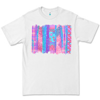 White Pink Easter Brushstrokes Premium Tee - BundleAndBundleShop