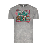 Cloud Rock Nurse life leopard frame Vintage Tee - LillyAllenDesigns