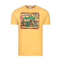 Vintage Mustard Nurse life leopard frame Vintage Tee - LillyAllenDesigns