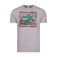 Vintage Zinc Nurse life leopard frame Vintage Tee - LillyAllenDesigns