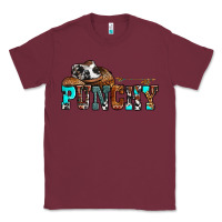 Burgundy western cowboy hat punchy Classic Tee - OliviaCreatesArt