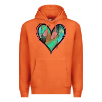 Carrot Feather Heart Premium Hoodie - Jasminsmagicworld