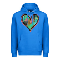 True Royal Feather Heart Premium Hoodie - Jasminsmagicworld