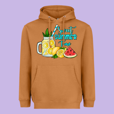 Sweet Summer Time No Background Heavyweight Hoodie Designed By Jasminsmagicworld