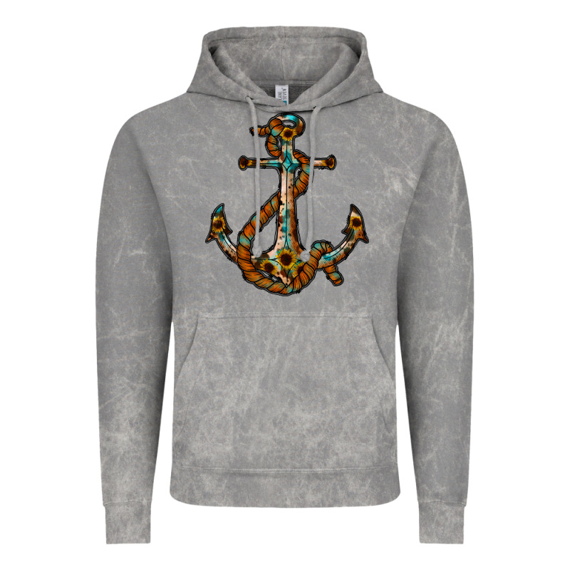 Western Anchor Vintage Hoodie by RacoonDesign | Teevron
