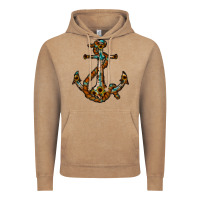 Vintage Coffee western anchor Vintage Hoodie - RacoonDesign