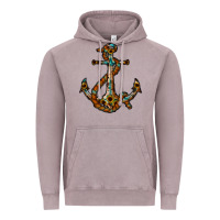 Vintage Zinc western anchor Vintage Hoodie - RacoonDesign