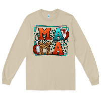 Mushroom Bowling mama leopard frame Mother's Day Long Sleeve Tee - LillyAllenDesigns
