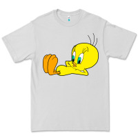 Dove Grey tweety bird Premium Tee - DesigneFamous