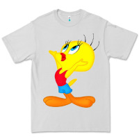 Dove Grey tweety bird Premium Tee - DesigneFamous