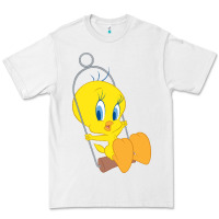 White tweety bird Premium Tee - DesigneFamous