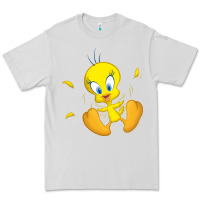 Dove Grey tweety bird Premium Tee - DesigneFamous