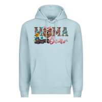 Blue Mist mama bear with mama and baby Premium Hoodie - Artiststas