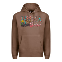 Chestnut mama bear with mama and baby Premium Hoodie - Artiststas