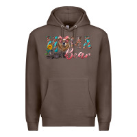 Coffee mama bear with mama and baby Premium Hoodie - Artiststas