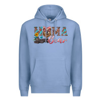 Colony Blue mama bear with mama and baby Premium Hoodie - Artiststas