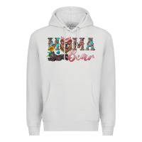 Dove Grey mama bear with mama and baby Premium Hoodie - Artiststas
