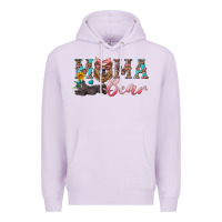Lilac mama bear with mama and baby Premium Hoodie - Artiststas