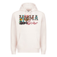 Pale Pink mama bear with mama and baby Premium Hoodie - Artiststas