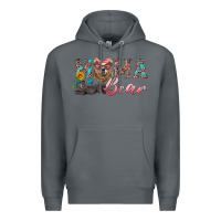 Rock mama bear with mama and baby Premium Hoodie - Artiststas