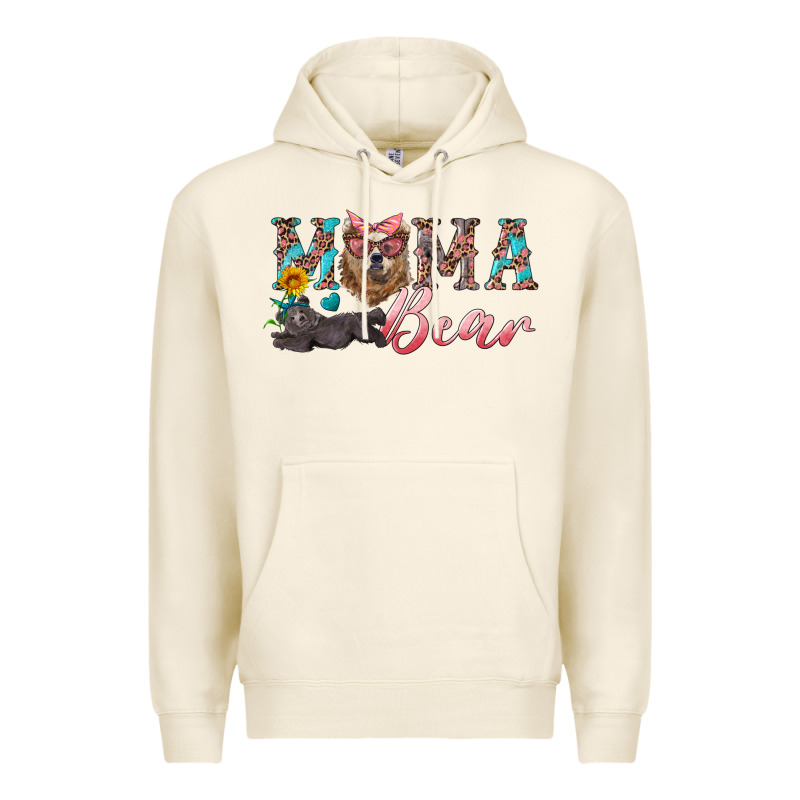 Mama Bear With Mama And Baby Premium Hoodie by Artiststas | Teevron