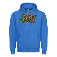 True Royal Christmas Joy Reindeer Zipper Hoodie - RanaPortraitStore