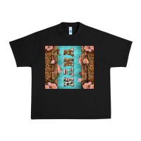 Black Western Mama Pink Roses Mother's Day Urban Heavy Tee - LillyAllenDesigns
